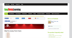 Desktop Screenshot of easyforexlearning.com
