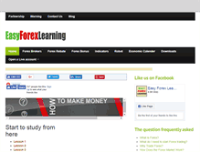 Tablet Screenshot of easyforexlearning.com